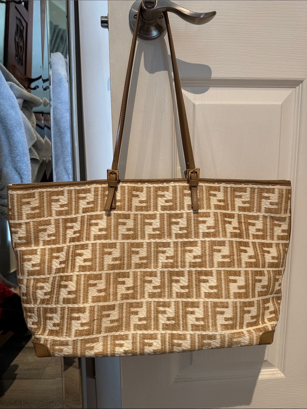 Fendi raffia great condition very hard to find zucca